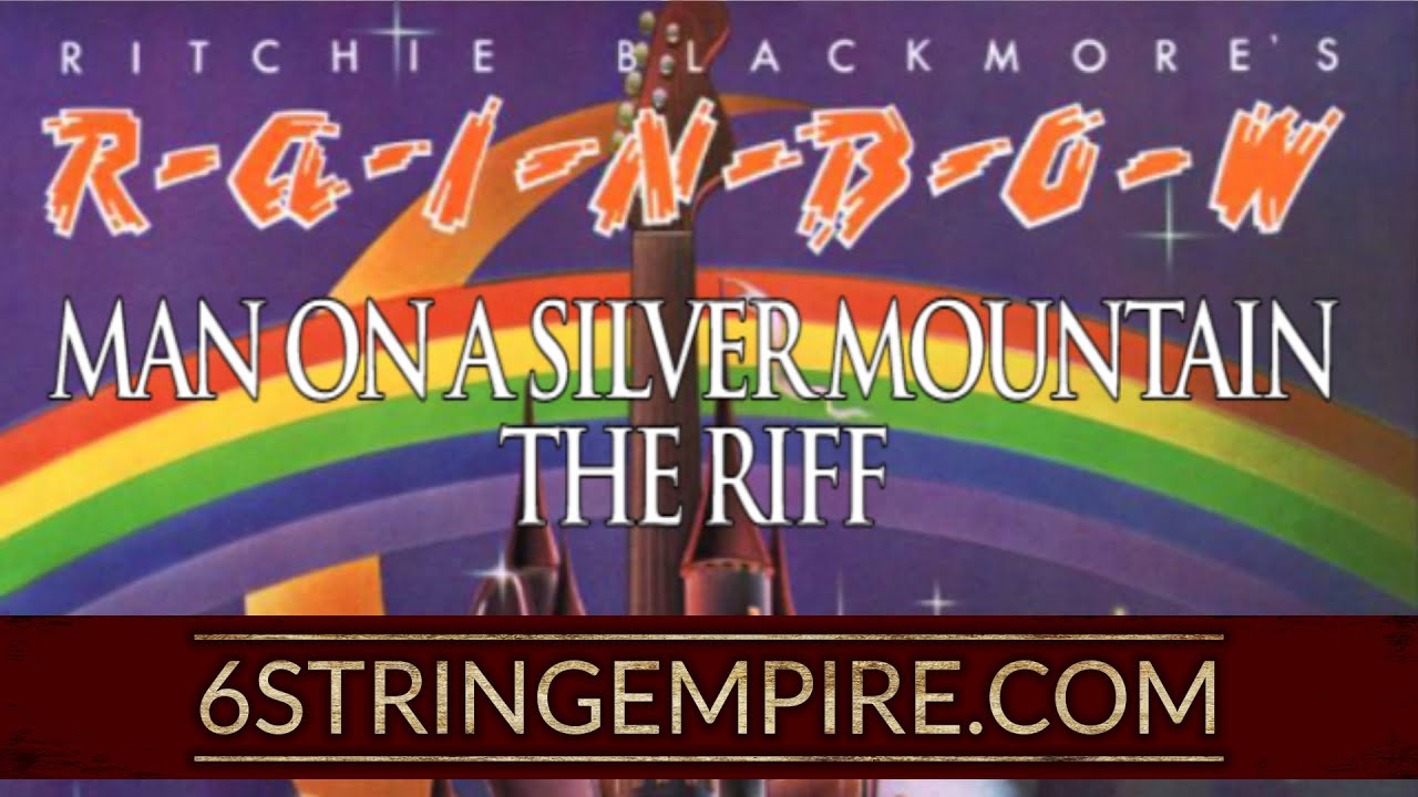 man on a silver mountain rainbow