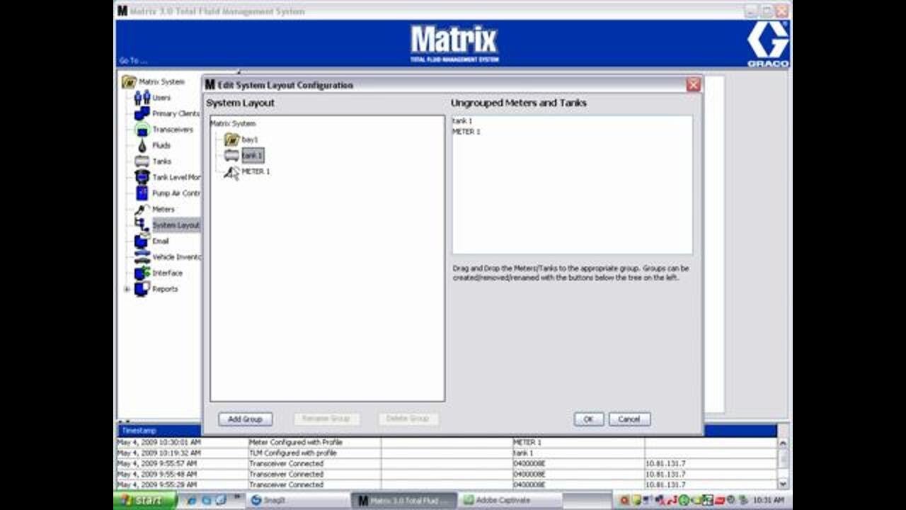 Configure System Layout - Matrix Software Demo - YouTube