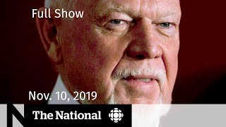 The National for  Nov. 10, 2019 —   Don Cherry, Western alienation, Sesame Street turns 50