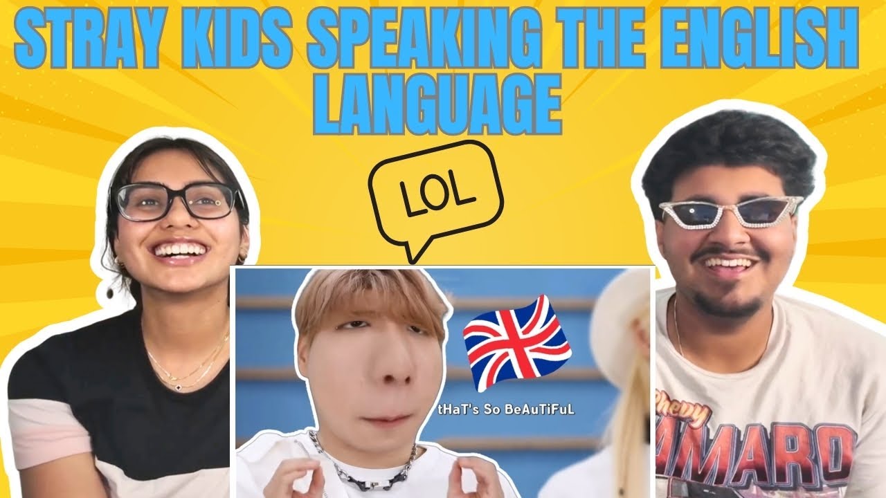 Stray Kids speaking the English language *chaotic* (REACTION) LOL!
