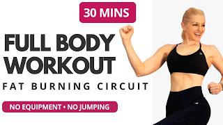 30 MIN Fat Burning Circuit 🔥 All Standing | No Jumping | Full Body Cardio Workout