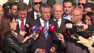 CHP GENEL BAŞKANI ÖZGÜR ÖZEL BASIN MENSUPLARININ SORULARINI YANITLADI 05/11/2025