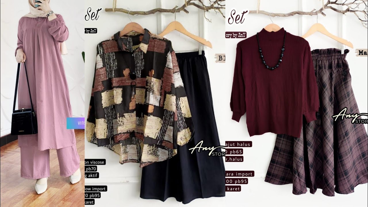 Inilah Model TERLARIS 😍 | Baju Setelan Wanita Terbaru | Baju Gamis Terbaru
