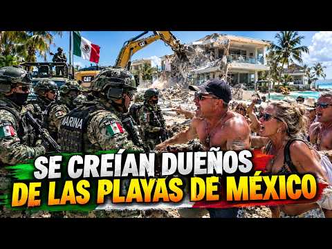 LOS GRINGOS CREYERON QUE PODÍAN ADUEÑARSE DE LAS PLAYAS DE MÉXICO… PERO OCURRIÓ ESTO 😱
