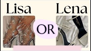 👠LISA vs LENA - Heels edition!💖 Which will you pick?! Fun and Quizk #trivia and #quiz #trending 🤯