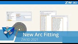 1000 ZW3D 2021 CAM   New Arc Fitting
