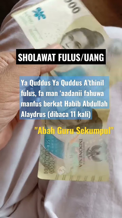SHOLAWAT FULUS #shorts