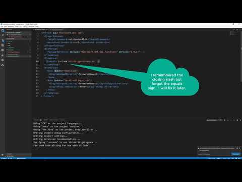 F# in 10 Minutes or Less | Precompiled  Azure Functions V2 in Visual Studio Code