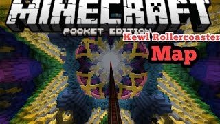 Kewl RollerCoaster || Minecraft Pocket Edition Win10Coaster [RollerCoaster]  Map screenshot 2