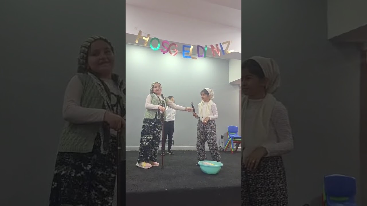 Işıktepe Rüveyde Dörtçelik ilkokulu 3/A sınıfı Ramazan Eğlencesi Kaynana gelin atışması