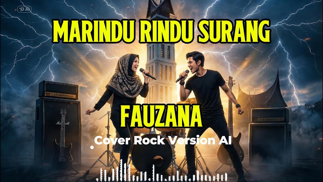 MARINDU RINDU SURANG - FAUZANA | COVER MINANG VERSION AI | Slow Rock