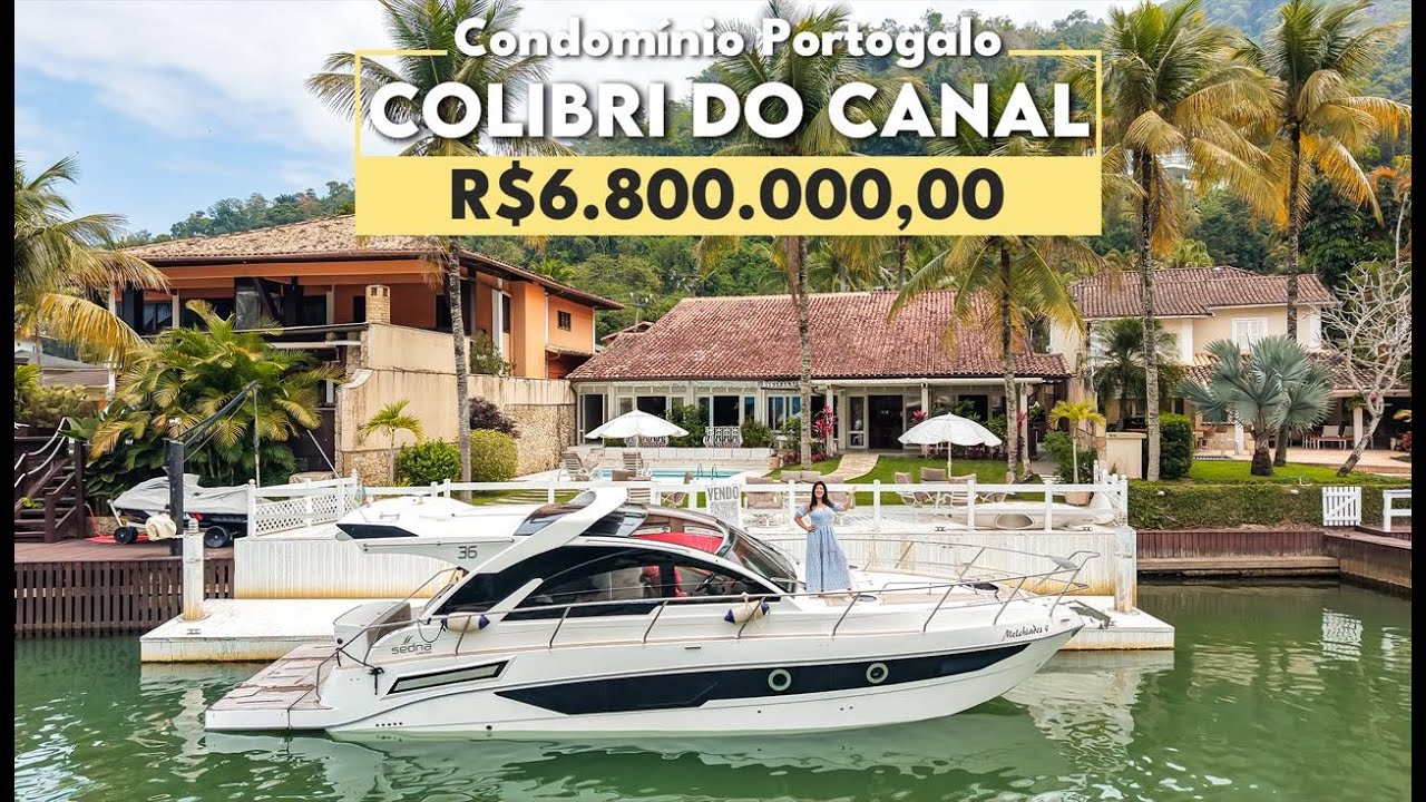 Casa Linear à Venda com Vaga Náutica para Barco de 60 Pés | Condomínio Portogalo – Angra dos Reis/RJ