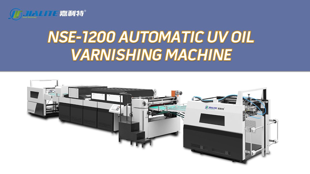 NSE-1200 New Model Automatic Thin and Thick Paper UV Oil Varnishing Machine
