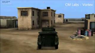 Information Light Armored Vehicle Simulation with Vortex for Vega Prime Guide