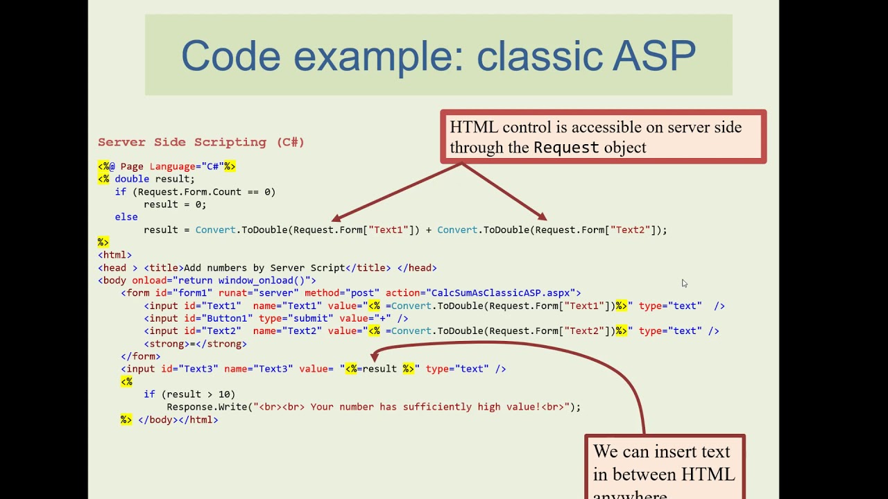 Web apps part 2 scripting