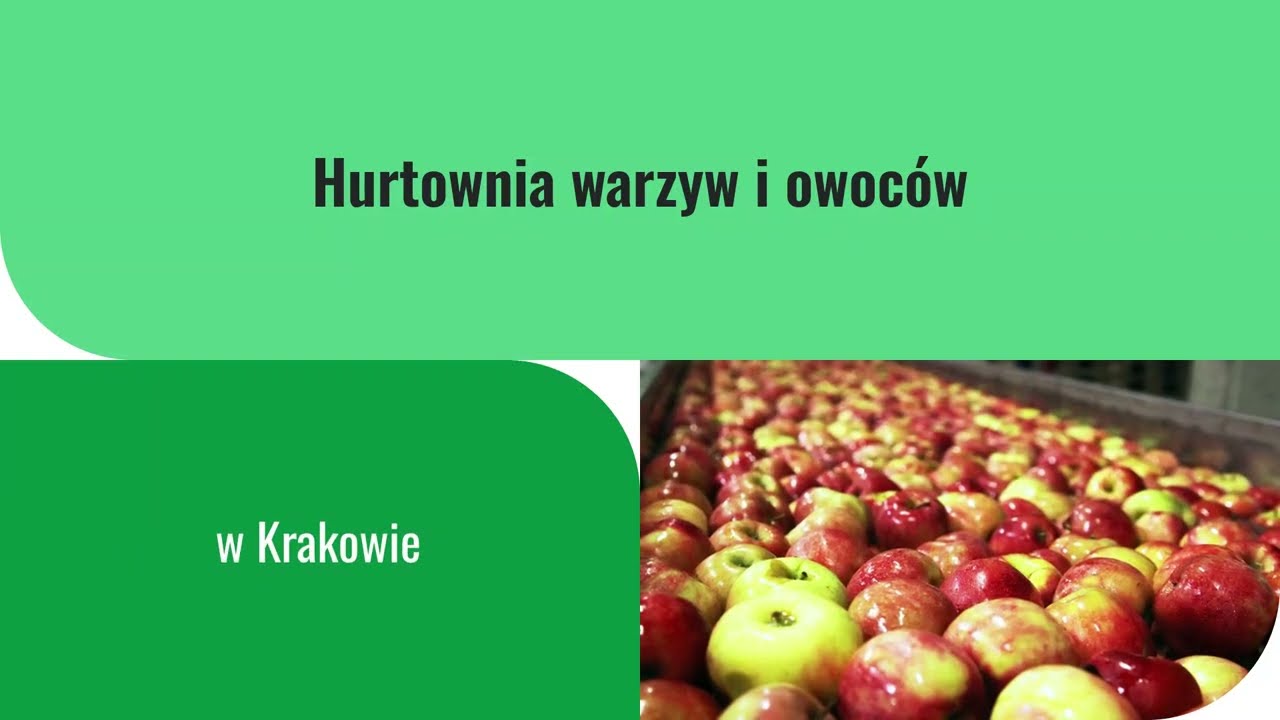 Owoce hurtownia Kraków Jan Czuba Firma handlowa