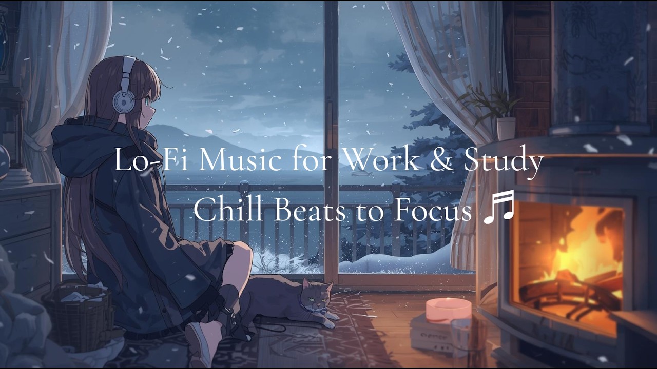 Warm & Cozy Beats ☕ 寒い冬を彩る温かなローファイ [作業用BGM / 睡眠用]