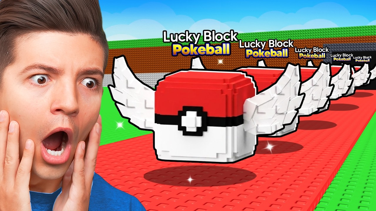 Opening 100 POKEMON Lucky Blocks in Steal a Brainrot