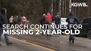 Search continues on 6th day for missing Oregon toddler