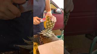 Amazing Fast Skill Cutting Sweet Honey Pineapple - Fruits Cutting Skill