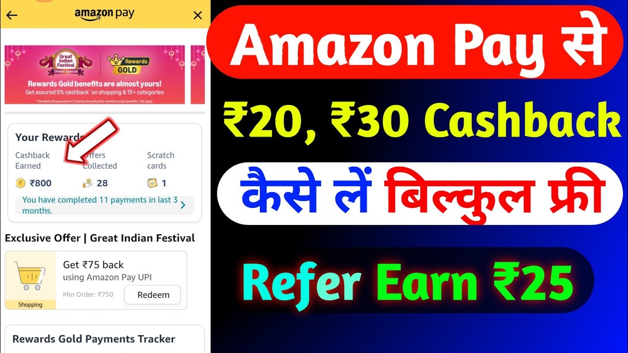Amazon Pay Se Paisa Kaise Kamaye | Amazon Pay Cashback Offer Today | Amazon Pay New Cashback Offer 