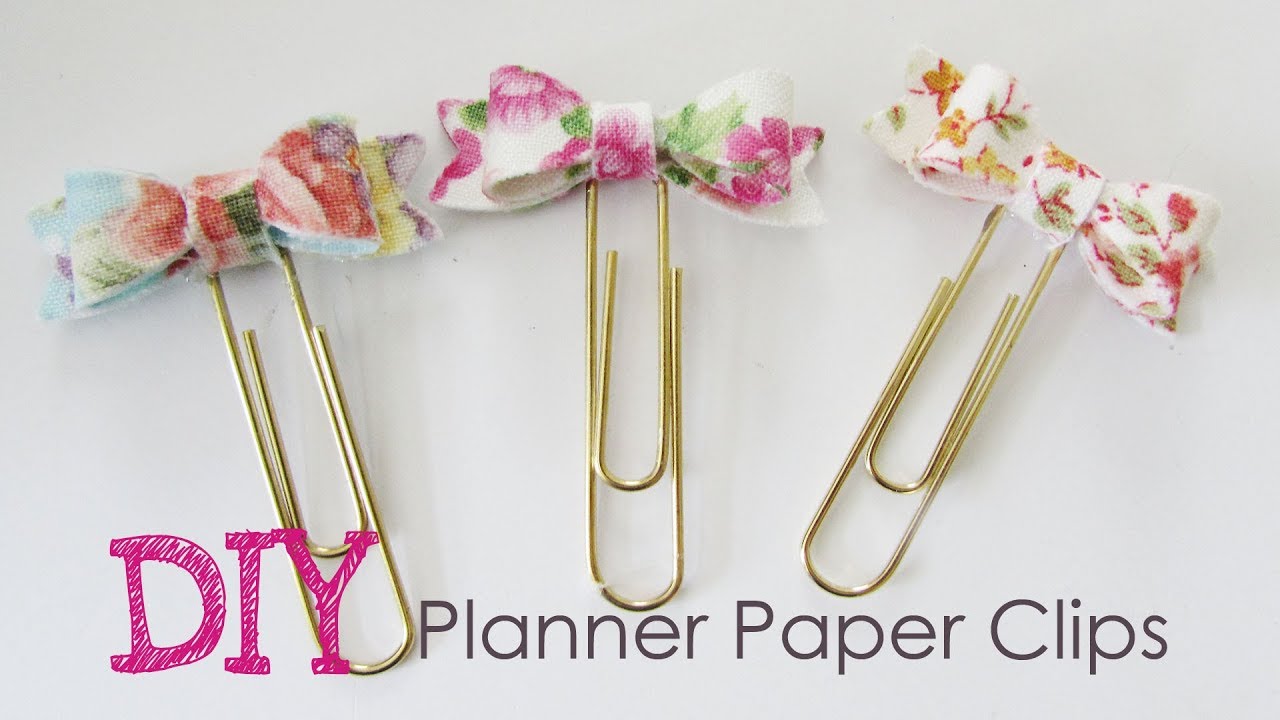 easy diy paper clips