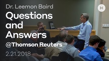Dr. Leemon Baird at Thomson Reuters - Questions and Answers