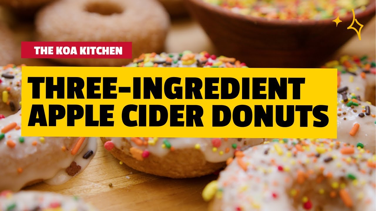 Three Ingredient Apple Cider Donuts Recipe