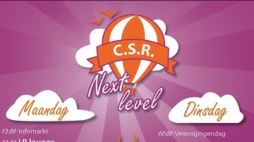 C.S.R. Delft - Next Level Themapresentatie OWee 2017