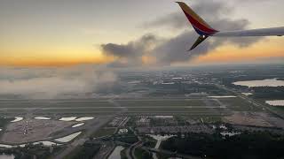 Southwest Airlines 737-800 Takeoff from Orlando International Airport MCO 4K