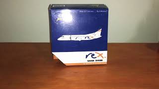 1:400 Gemini Jets REX Saab-340B Unboxing & Review