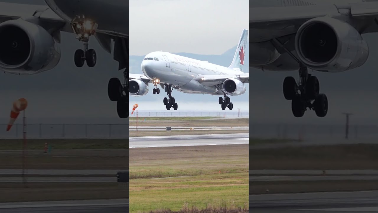Very SMOOTH Landing Air Canada A330