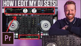 HOW I EDIT MY DJ SETS FOR YOUTUBE! (PREMIERE PRO)