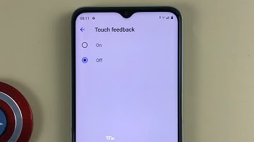How to enable/disable Touch feedback on Realme C35 Android 11