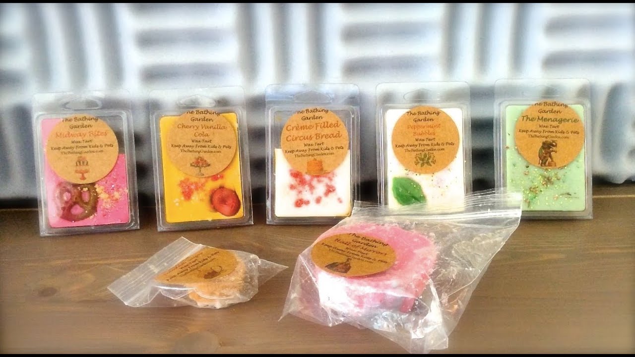 The Bathing Garden Wax Tart Haul & Review - June Circus Stock