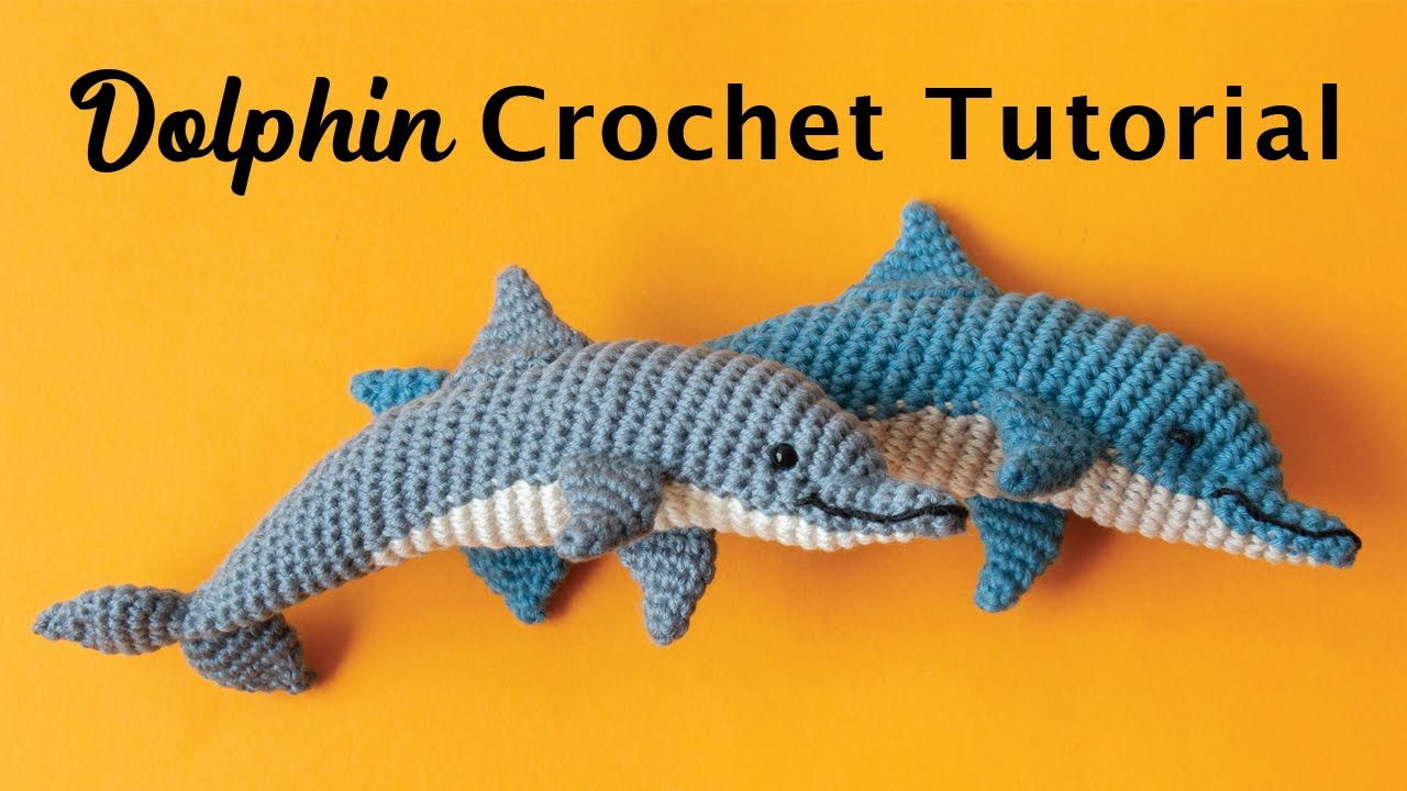 Realistic Dolphin Crochet Tutorial 🐬