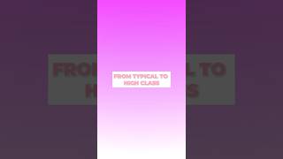 How to go from a typical to a high class escort