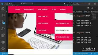 Mudey Formation | Cours 10 Mise en forme du sous menu du sous menu