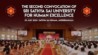 The Second Convocation of Sri Sathya Sai University for Human Excellence