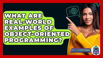 What Are Real-World Examples Of Object-Oriented Programming? - Next LVL Programming
