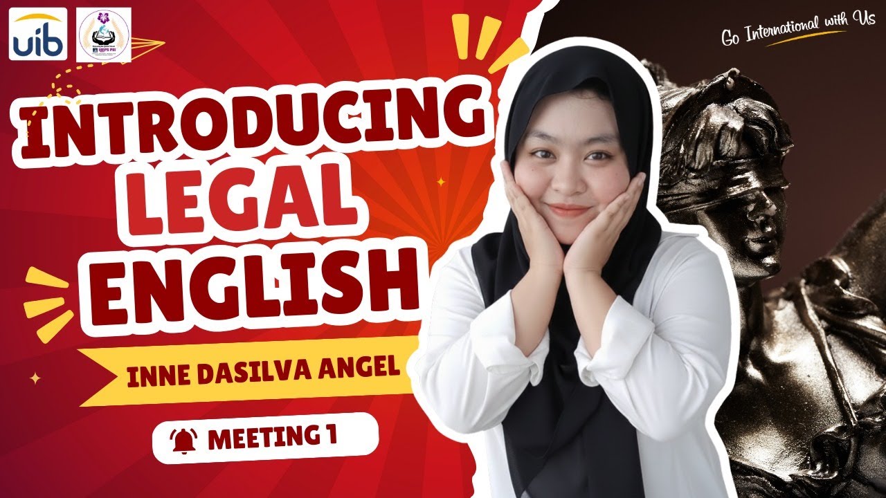 Introducing Legal English ⚖️ | English Learning Video for Law Contexts