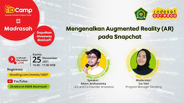 IDCamp X Madrasah: Mengenalkan Augmented Reality (AR) pada Snapchat