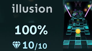 [Rolling Sky Edit] Rolling Sphere | illusion Remix | 100% Perfect All Gems
