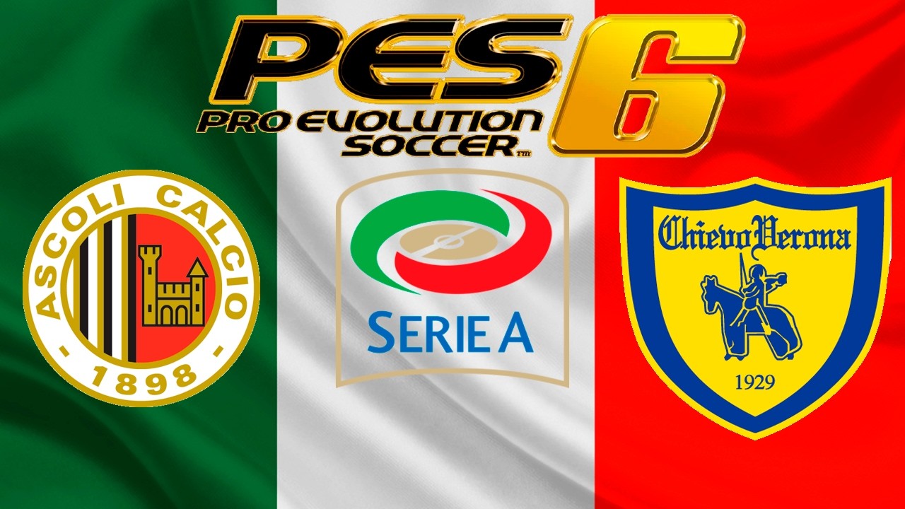 PES6 Ascoli X Chievo Verona (rodada final  ) (6ª temporada do italiano)