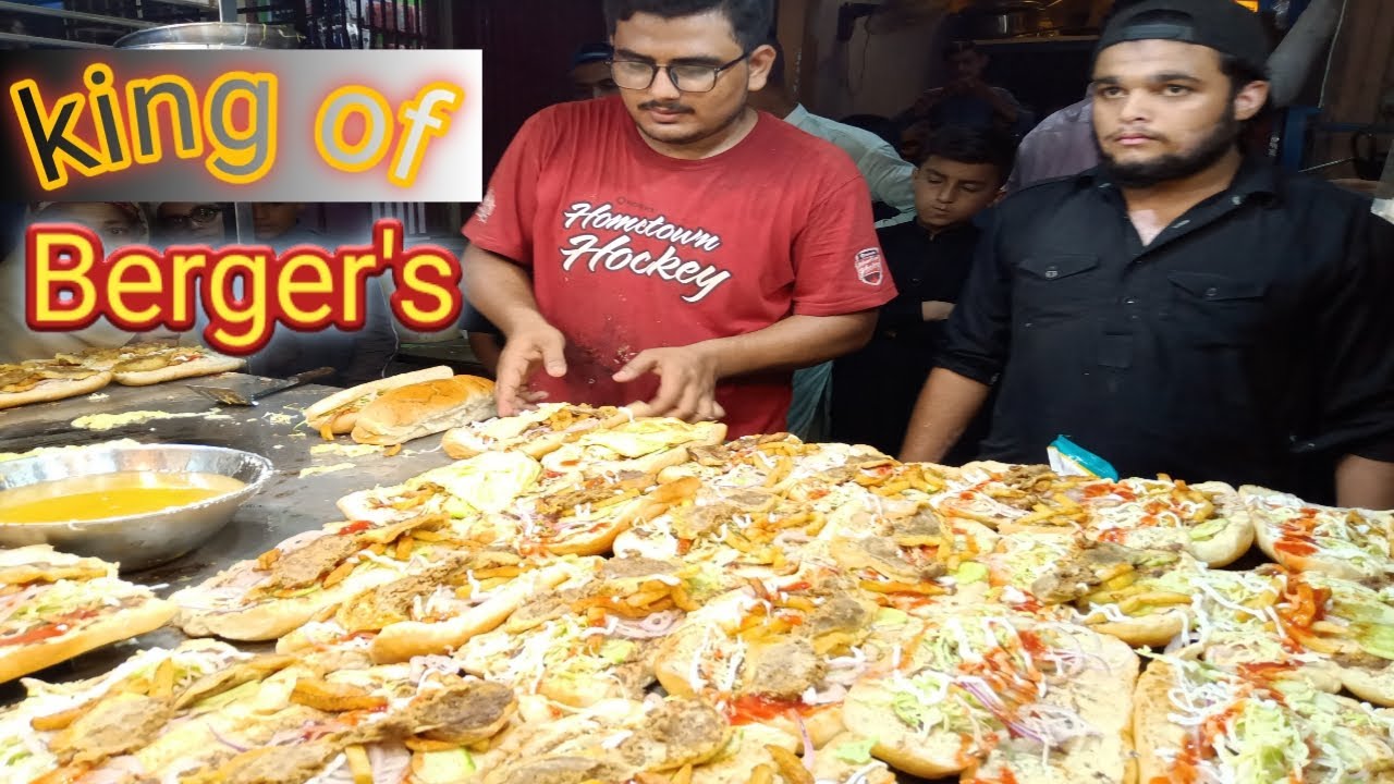 Berger king / super fast Berger making skills / Super tasty veg Berger