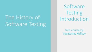 Celebrity 01 - 01 - The History of Software Testing [ENG] Net Worth
