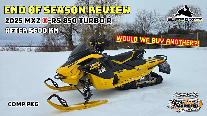 2025 Ski-Doo MXZ X-RS 850 Turbo R Competition Package | Full Season Review