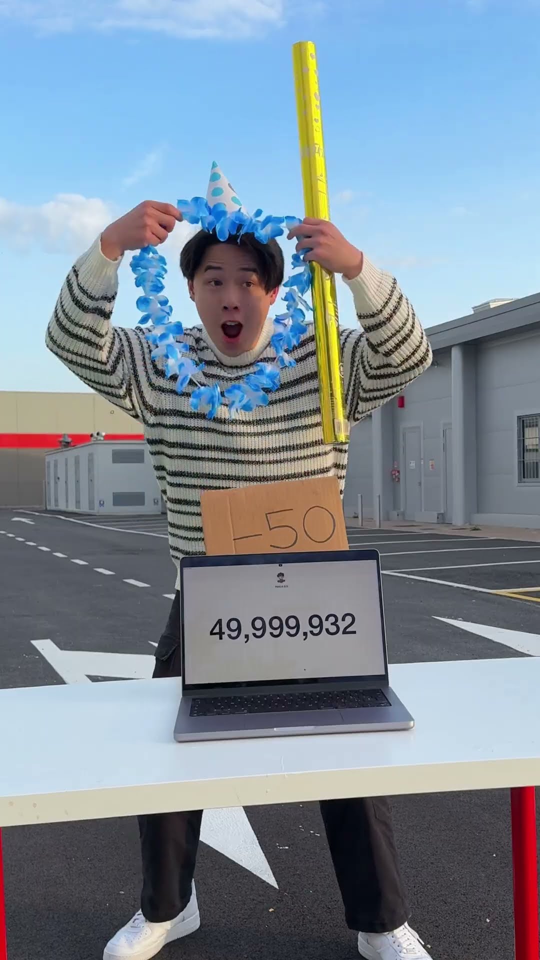NO NO NO YES! (50 MLN SUBSCRIBERS CHALLENGE!) #shorts