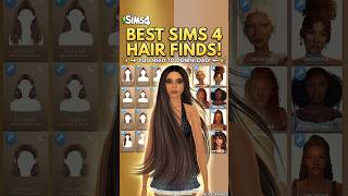 BEST SIMS 4 HAIR FINDS YOU NEED TO DOWNLOAD  #sims4