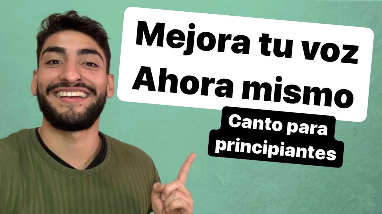 Como aprender a CANTAR BIEN rapido en 5 MINUTOS 👈 3 ejercicios para ...